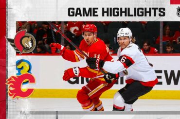 Senators @ Flames 3/12 | NHL Highlights 2023