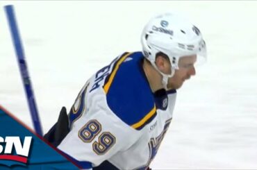Blues' Pavel Buchnevich Pulls Off Slick Move To Go Backhand Shelf vs. Coyotes