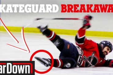 CAN YOU SCORE A SHOOTOUT GOAL WITH A SKATE GUARD ON? | BARDOWN SHOWDOWN