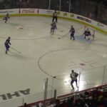 Seth Griffith of Pacific Division scores vs. Central Division in 2023 AHL All-Star Challenge 2/6/23