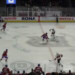 Jake Lucchini of the Belleville Senators scores vs. the Laval Rocket 1/25/23