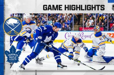 Sabres @ Maple Leafs 3/13 | NHL Highlights 2023