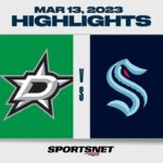 NHL Highlights | Stars vs. Kraken - March 13, 2023