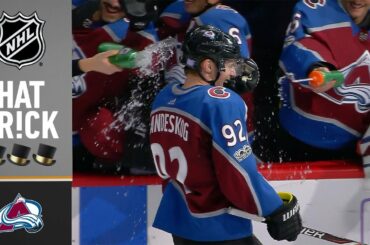 Gabriel Landeskog notches his first career hat trick