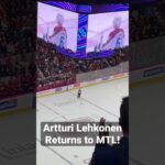 Artturi Lehkonen Returns to Montreal & 3 Point Game!🔥(Colorado Avalanche vs the Montreal Canadiens)