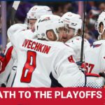 The Washington Capitals path to the playoffs. The blue line is coming together after the deadline.