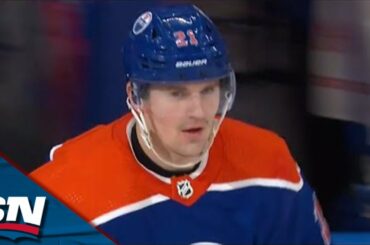 Oilers' Ryan McLeod Sets Up Klim Kostin Goal With Brilliant Backhand Feed