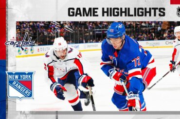 Capitals @ Rangers 3/14 | NHL Highlights 2023