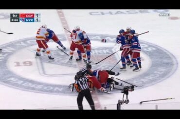 Mayhem At The Garden After Sammy Blais Levels Milan Lucic!