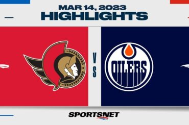 NHL Highlights | Senators vs. Oilers - March 14, 2023
