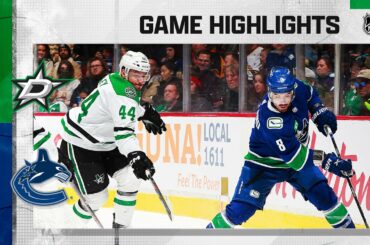Stars @ Canucks 3/14 | NHL Highlights 2023
