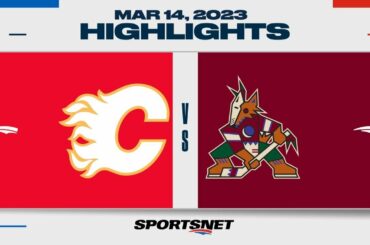 NHL Highlights | Flames vs. Coyotes - March 14, 2023