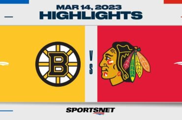 NHL Highlights | Bruins vs. Blackhawks - March 14, 2023