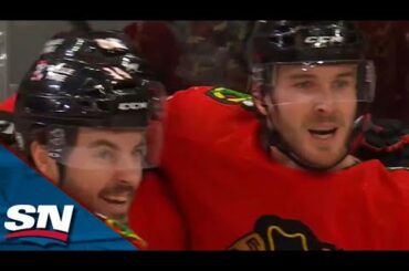 Blackhawks' Taylor Raddysh Collects First Career Hat Trick vs. Bruins