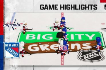 NHL Big City Greens Classic | Capitals @ Rangers Highlights 2023