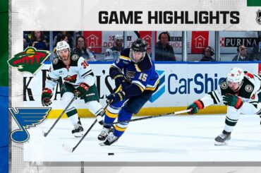 Wild @ Blues 3/15 | NHL Highlights 2023
