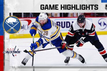 Sabres @ Capitals 3/15 | NHL Highlights 2023