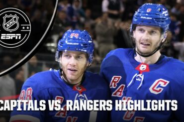Washington Capitals vs. New York Rangers | Full Game Highlights