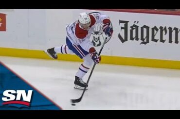 Canadiens' Anthony Richard Shows Off Quick Release After Beautiful Pass From Justin Barron