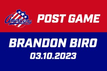 Brandon Biro Post Game | 03.10.23