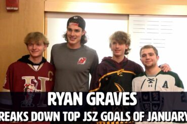 NJ Devils Defenseman Ryan Graves Breaks Down Top JSZ Goals of January