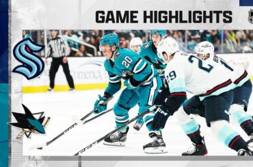 Kraken @ Sharks 3/16 | NHL Highlights 2023