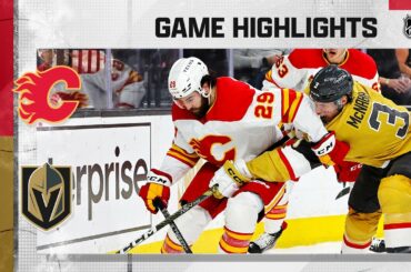 Flames @ Golden Knights 3/16 | NHL Highlights 2023