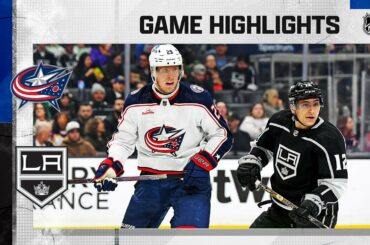 Blue Jackets @ Kings 3/16 | NHL Highlights 2023