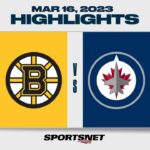 NHL Highlights | Bruins vs. Jets - March 16, 2023