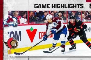 Avalanche @ Senators 3/16 | NHL Highlights 2023