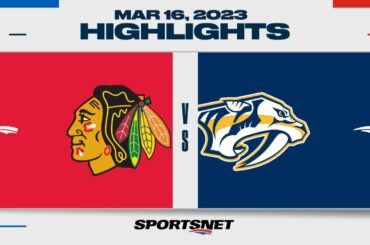NHL Highlights | Blackhawks vs. Predators - March 16, 2023