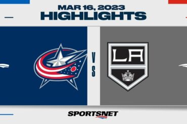 NHL Highlights | Blue Jackets vs. Kings - March 16, 2023