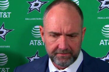 Pete DeBoer talks Stars 4-1 loss to the Oilers