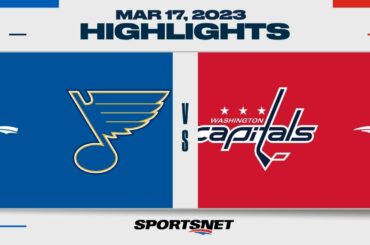 NHL Highlights | Blues vs. Capitals - March 17, 2023