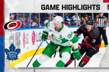 Hurricanes @ Maple Leafs 3/17 | NHL Highlights 2023