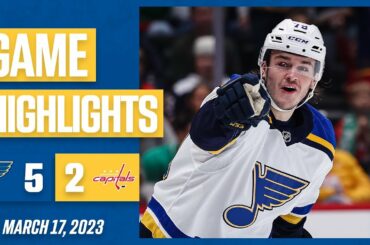 Game Highlights: Blues 5, Capitals 2