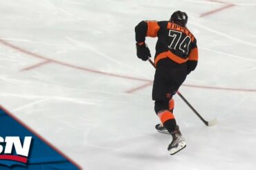 Flyers' Owen Tippett Scores Slick Backhander On Breakaway To Record FIRST Career Hat Trick