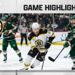Bruins @ Wild 3/18 | NHL Highlights 2023