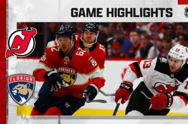 Devils @ Panthers 3/18 | NHL Highlights 2023