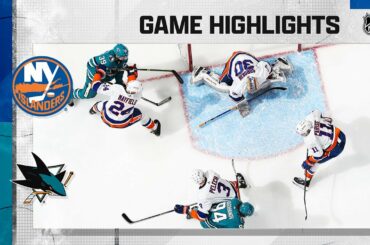 Islanders @ Sharks 3/18 | NHL Highlights 2023