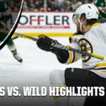 Boston Bruins vs. Minnesota Wild | Full Game Highlights