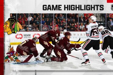 Blackhawks @ Coyotes 3/18 | NHL Highlights 2023
