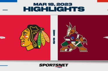 NHL Highlights | Blackhawks vs. Coyotes - March 18, 2023