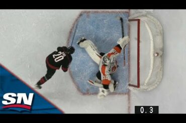 Hurricanes' Martin Necas Beats Buzzer With 0.3 Seconds Left In Game To Force OT vs. Flyers