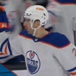 Oilers' Evan Bouchard Fires Blazing Wrister Top Shelf Past Bruins' Jeremy Swayman