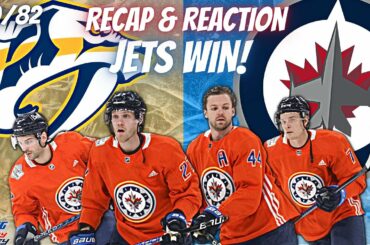 Jets Escape Nashville With 2 Point After Crucial Win - 22/23 Winnipeg Jets Game Recap&Reaction 70/82