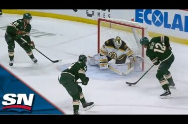 Wild's Marcus Johansson Finishes Gorgeous Passing Sequence vs. Bruins