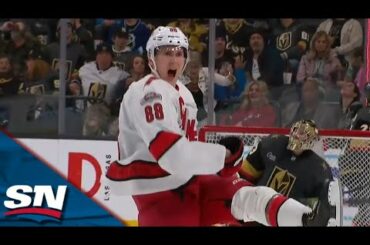 Hurricanes' Martin Necas Splits Defenders To Score Spectacular Game-Tying Goal