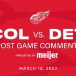 Larkin, Edvinsson and Coach Lalonde | Post Game 3/18 COL