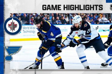 Jets @ Blues 3/19 | NHL Highlights 2023
